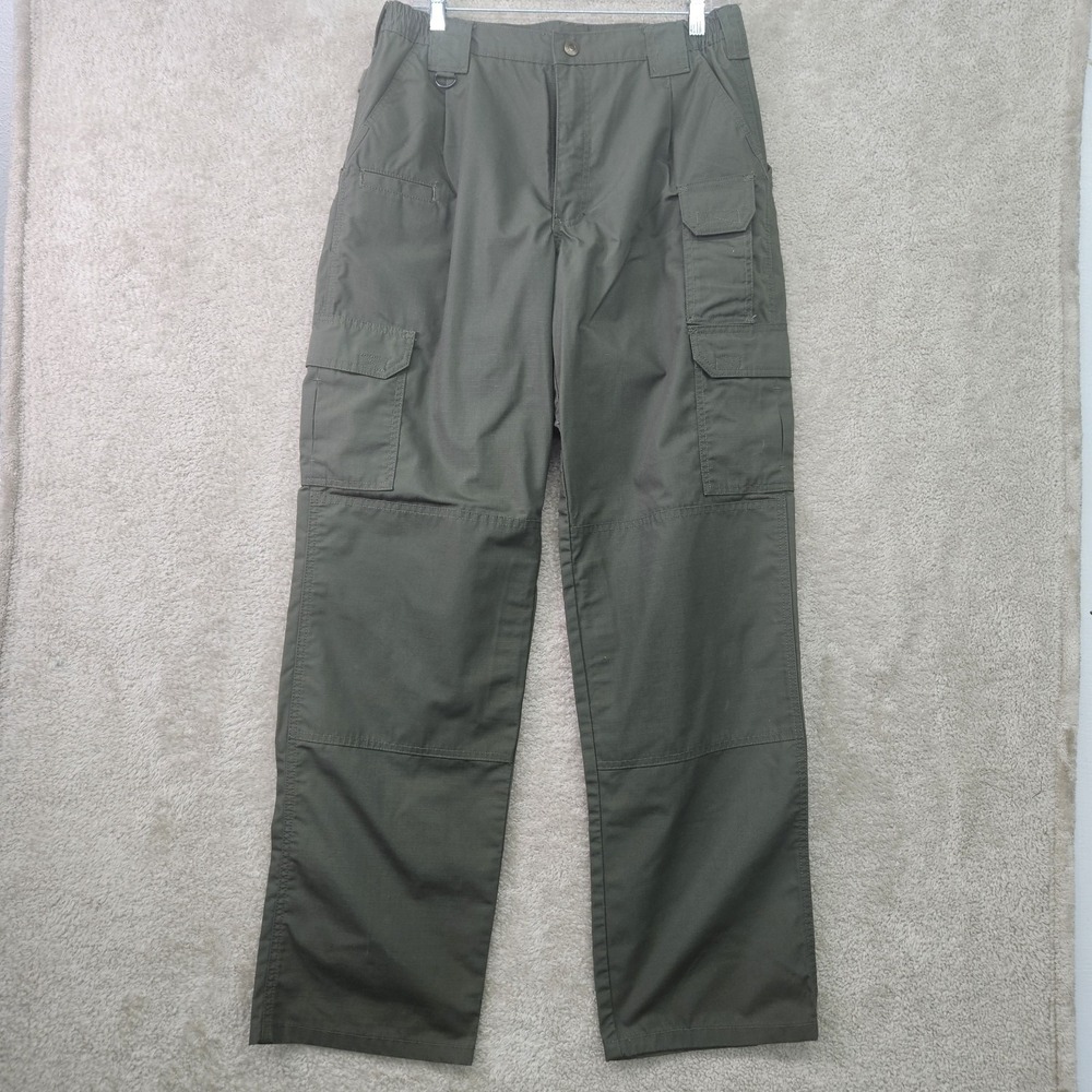5.11 Tactical Taclite Pro Ripstop Cargo Pants Mens 32x34 Green Workwear Military